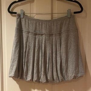 BCBG Max Azria Gray Pleated Women'sBubble Skirt